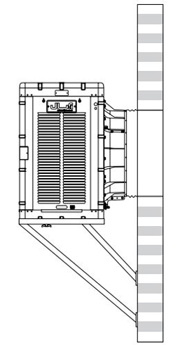 نصب کولر آبی صنعتی آبسال آکسیال مدل AC-AX130 در پشت پنجره