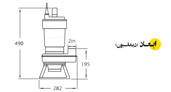 پمپ لجن کش اسپیکو مخصوص لجن های غلیظ حاوی مواد ساینده مدل 1-P-12