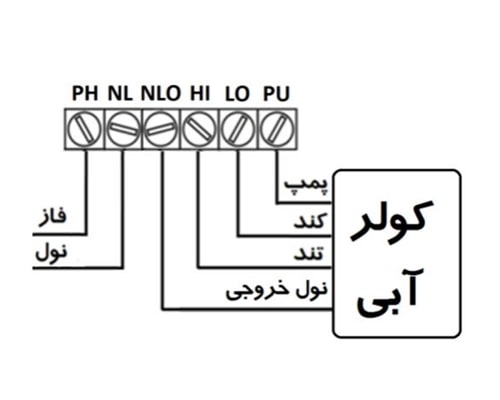 ترموستات کولر آبی مرصوص مدل TEC 342