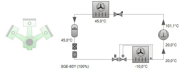 کمپرسور بیتزر 60 اسب رفت و برگشتی مدل 8GE-60Y