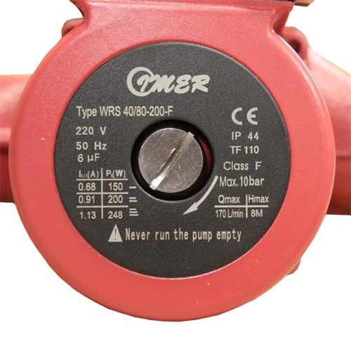 پمپ سیرکولاتور ایمر مدل WRS 40/80-200-F