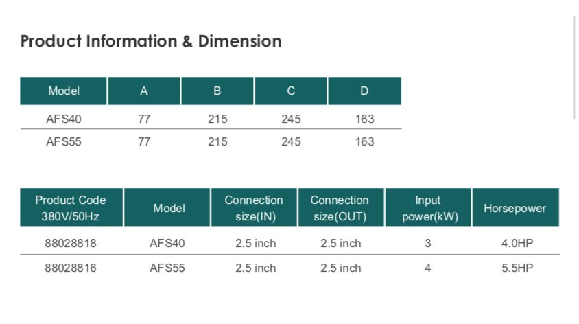 پمپ تصفیه استخر ایمکس AFS 55