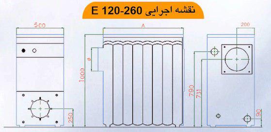 دیگ چدنی ایرفو 9 پره مدل E160