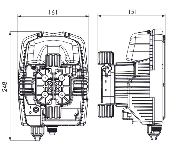 دوزینگ پمپ ایمکس مدل CTRL20-ORP