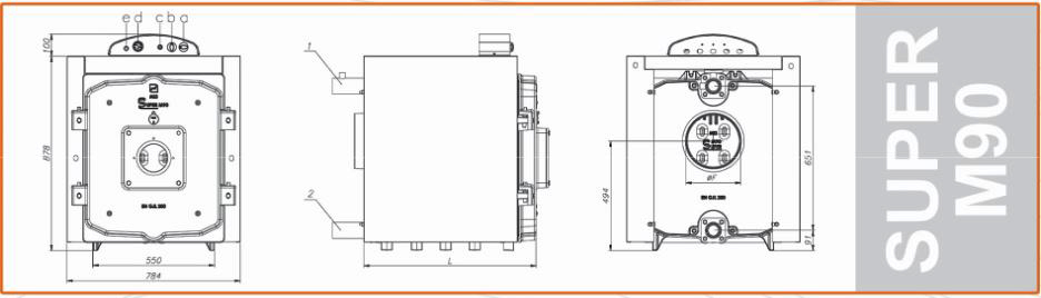 دیگ چدنی MI3 مدل Super M90-04 پره 4