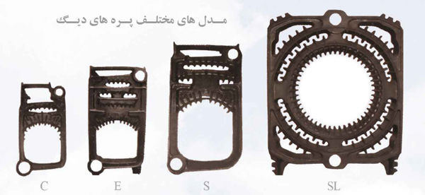 دیگ چدنی ایرفو 9 پره مدل E200