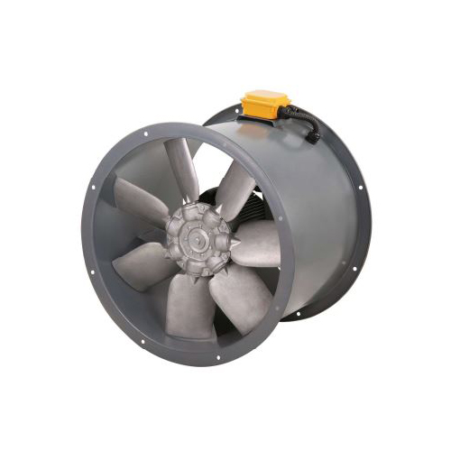 فن آکسیال دمنده سیلندری مدل DASP-KN70-4T-630-30deg