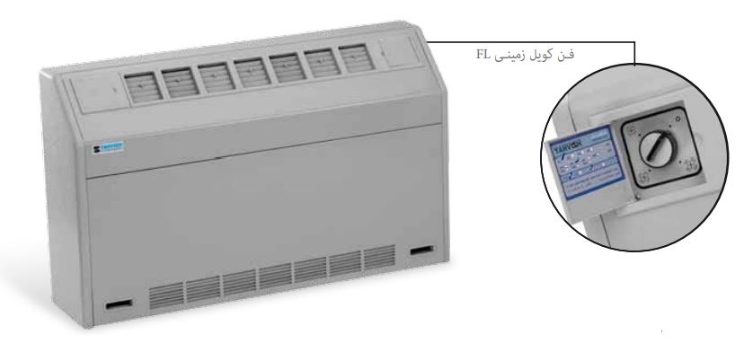 فن کویل تهویه زمینی 400