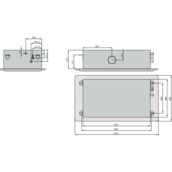 فن کویل کاستی یک طرفه نیک NFCO-300