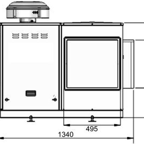 هیتر گازی انرژی کانالی مدل 660