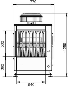 هیتر گازی انرژی کانالی مدل 660