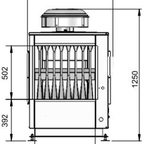 هیتر گازی انرژی کانالی مدل 660
