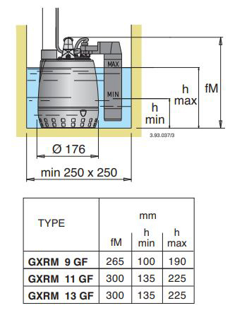 پمپ کف کش کالپدا مدل GXRM 9