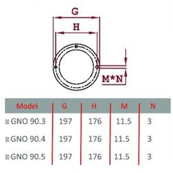 مشعل گازوئیلی گرم ایران GNO90/15