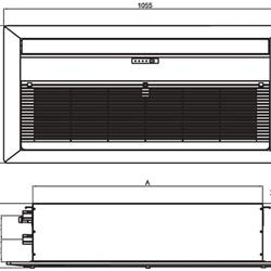 فن کویل تهویه کاستی یک طرفه اوشان CO-300