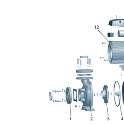 پمپ آب لیو سانتریفیوژ بشقابی مدل Acm-400BF4