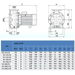 پمپ آب لیو تک پروانه استیل مدل XZS 50-32-160/5.5