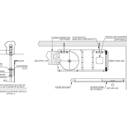 فن کویل کانالی آذرنسیم مدل DF800