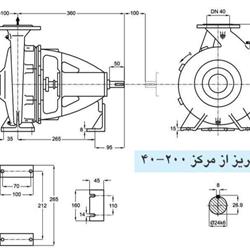 پمپ آب پمپیران مدل 200-40 با موتور 7.5 کیلووات