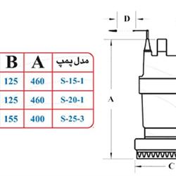 پمپ کفکش اسپیکو 3 اینچ مخصوص آب صاف مدل S15-1