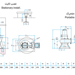 لجن کش نوید سهند 160-50 با موتور 4 کیلووات