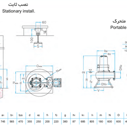 لجن کش نوید سهند 315-80 با موتور 18.5 کیلووات