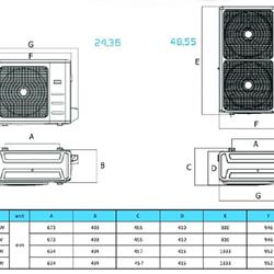 داکت اسپلیت کانالی میدیا مدل MHGT-55HWFN1