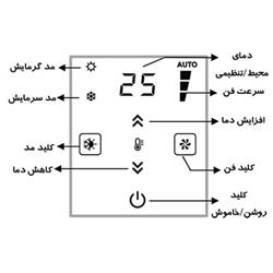 ترموستات فن کویل مرصوص مدل TEC 350