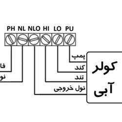 ترموستات کولر آبی مرصوص مدل TEC 342