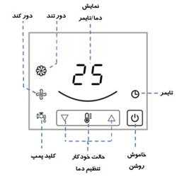 ترموستات کولر آبی مرصوص مدل دریما کولر