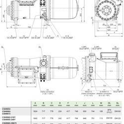 کمپرسور بیتزر 280 اسب اسکرو مدل CSH9583-280Y