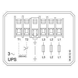 پمپ سیرکولاتور خطی گراندفوس سه فاز UPS 40-185 F 