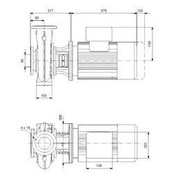 پمپ آب گراندفوس NB 32-200/206