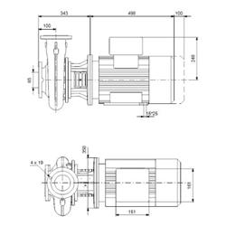 پمپ آب گراندفوس NB 40-200/206