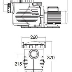 پمپ تصفیه استخر ایمکس EPH-200