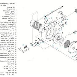 مشعل گازوئیلی کاوه UDL250-1