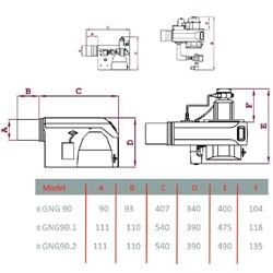 مشعل گازی گرم ایران GNG-50