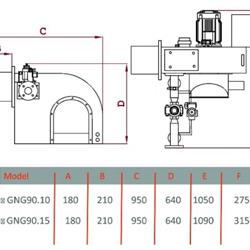 مشعل گازی گرم ایران GNG 90/10