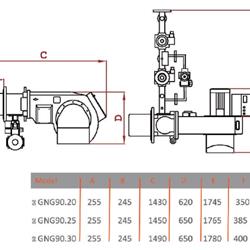 مشعل گازی گرم ایران GNG90/20