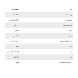 بخاری برقی فن دار استیبل الترون CK20 Trend