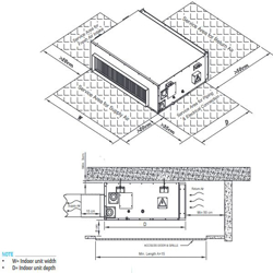 داکت اسپلیت ساران مدل SRDS-24