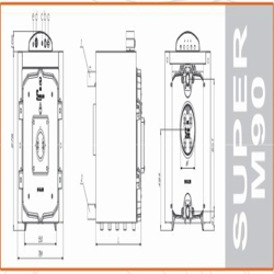 دیگ چدنی MI3 مدل Super M90-04 پره 4