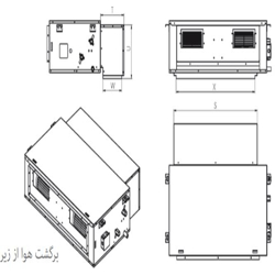 فن کویل کانالی تهویه مدل AR N-08