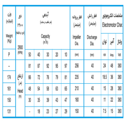 لجن کش نوید سهند 250-40 با موتور 11 کیلووات