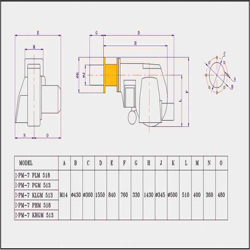 مشعل دوگانه سوز پارس مشعل PM7-KLGM-513