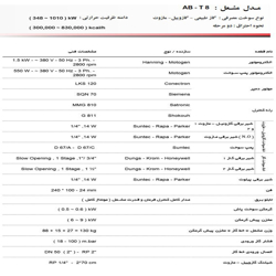 مشعل سه گانه سوز آترا مدل AB-T8