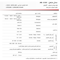 مشعل گازوئیل سوز آترا مدل AB-O30