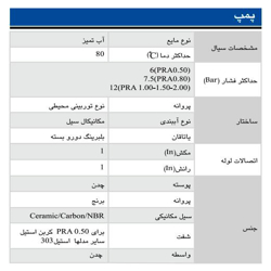 پمپ آب ابارا محیطی مدل PRA 0.5 M/T