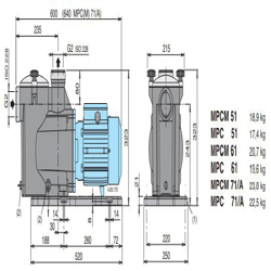 پمپ استخری کالپدا مدل MPCM 11