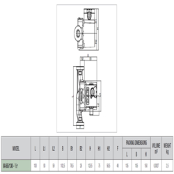 پمپ سیرکولاتور خطی داب VA 65/130-1/2